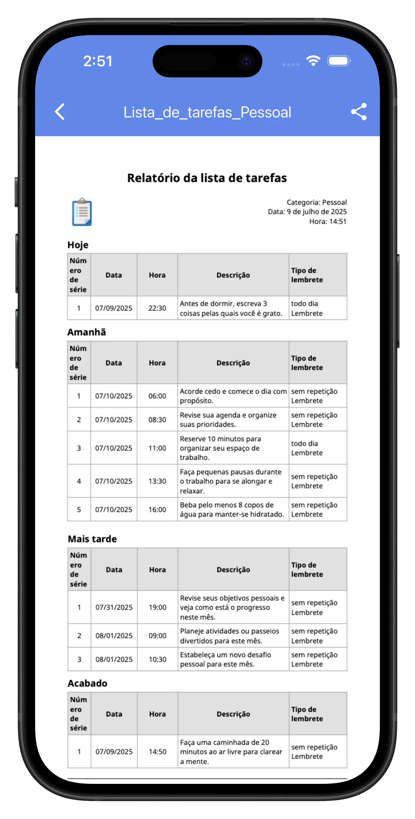 Adicionar nova tarefa